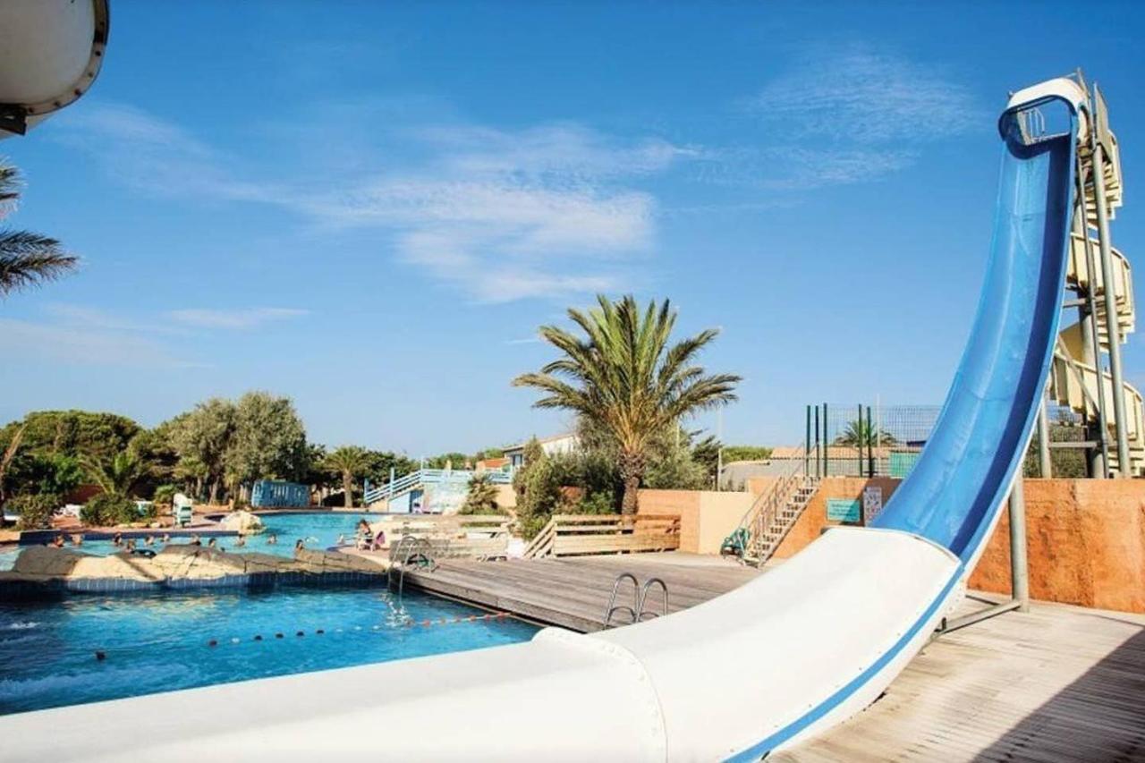 Mobil Home Camping Le Mar Estang Bord De Plage カネ エクステリア 写真